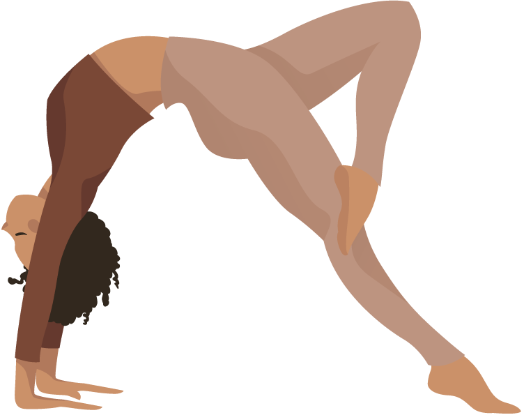 Hobbies Yoga Frau brücke